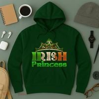 Irish Princess Crown St. Patrick's Day Hoodie thumb 3