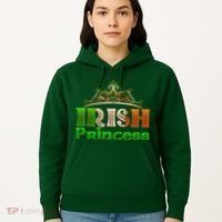 Irish Princess Crown St. Patrick's Day Hoodie thumb 5