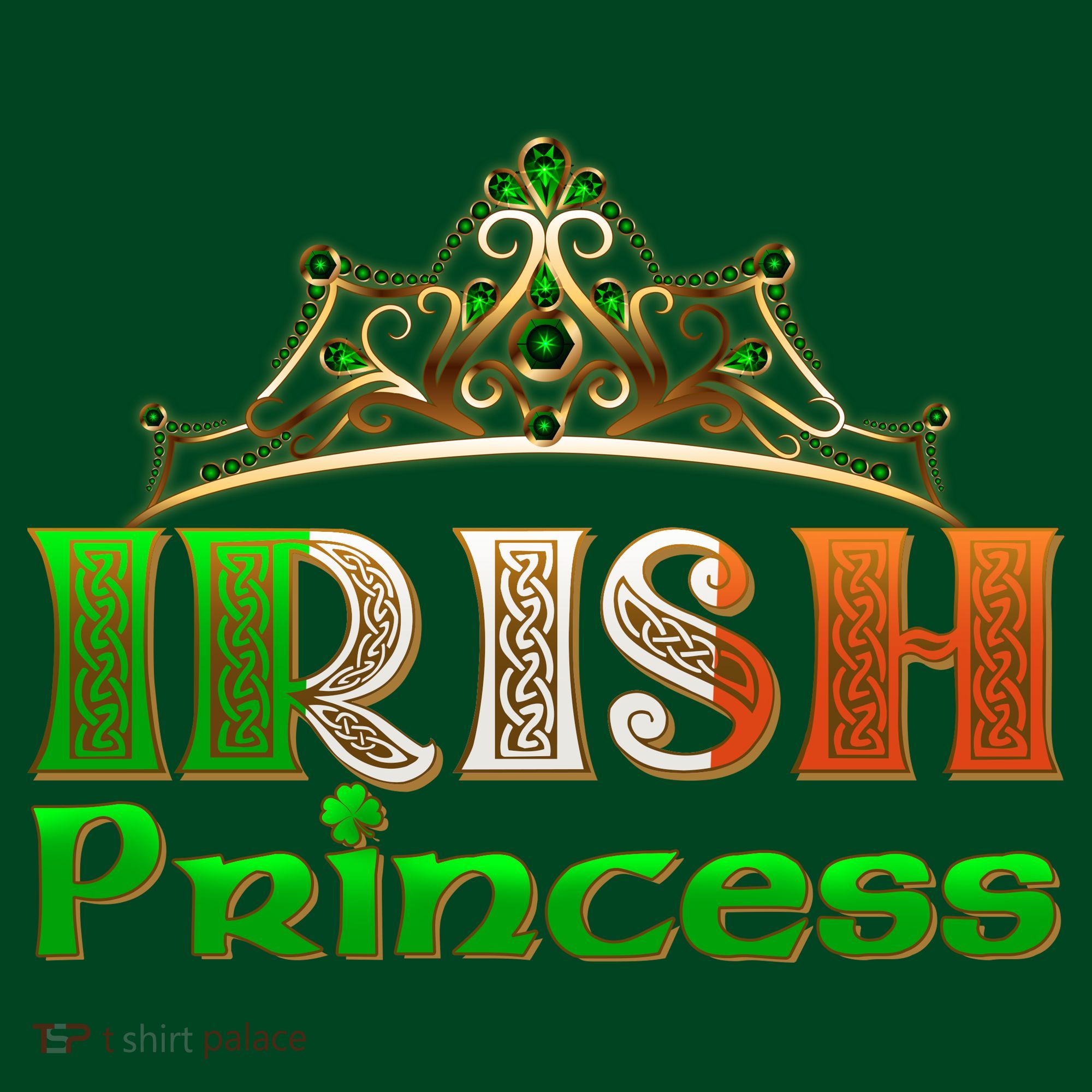 Irish Princess Crown St. Patrick's Day Hoodie