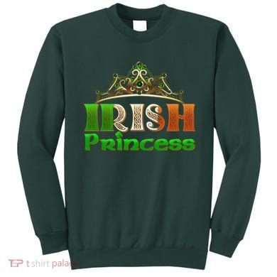 Irish Princess Crown St. Patrick's Day Sweatshirt