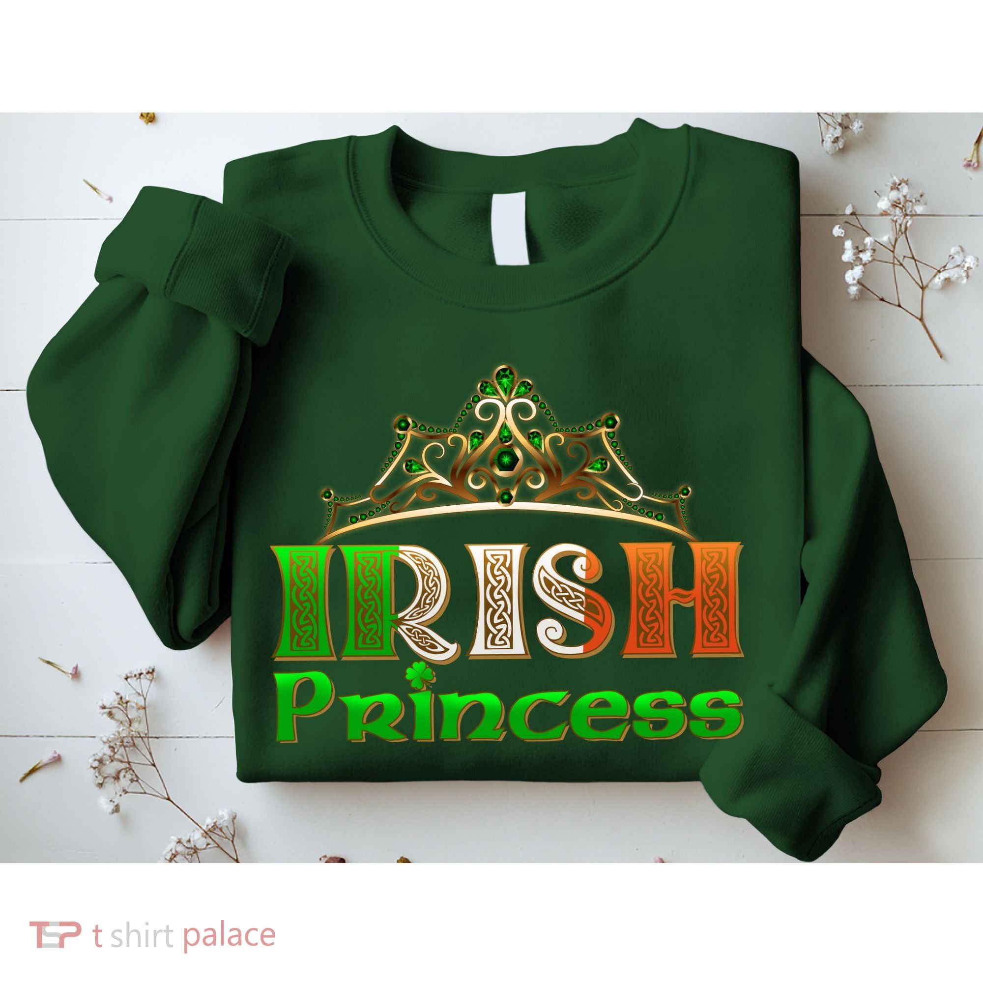 Irish Princess Crown St. Patrick's Day Sweatshirt