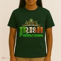 Irish Princess Crown St. Patrick's Day T-Shirt thumb 4