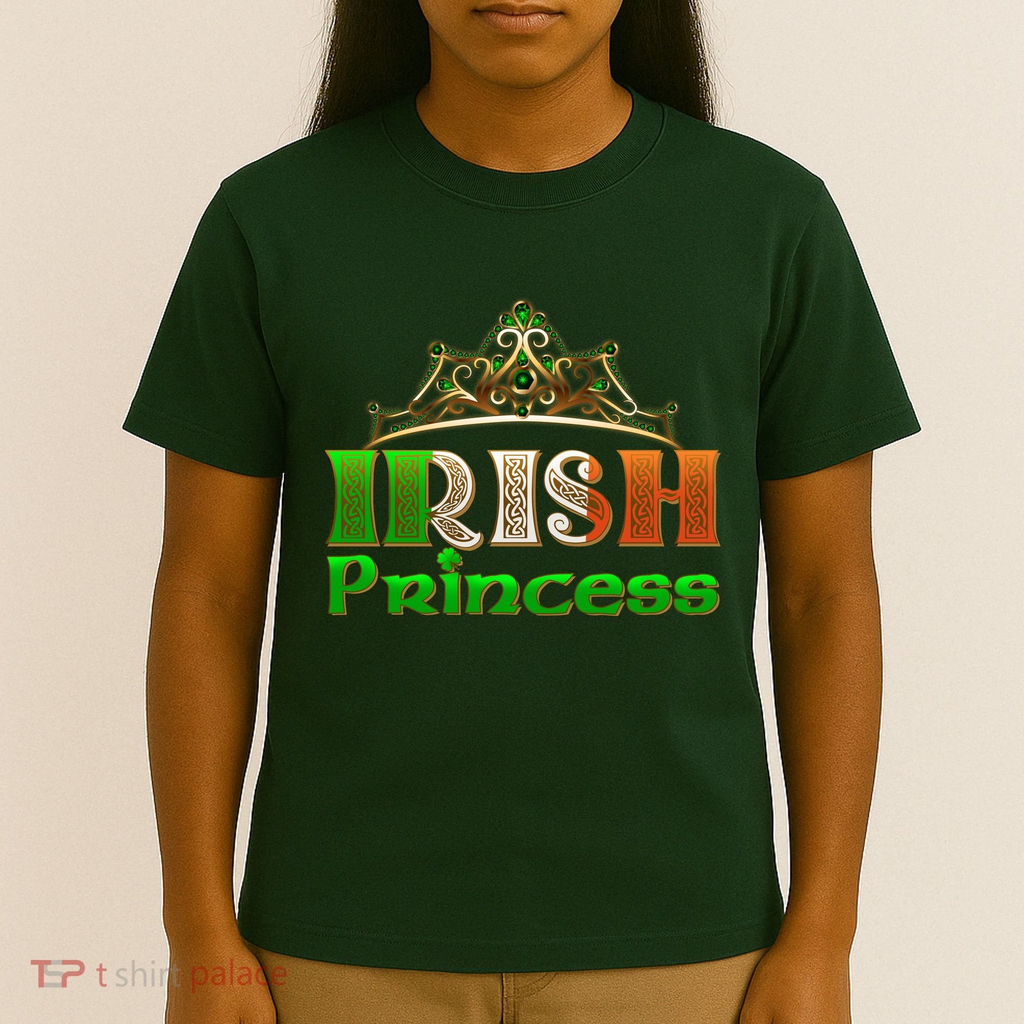 Irish Princess Crown St. Patrick's Day T-Shirt
