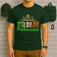 Irish Princess Crown St. Patrick's Day T-Shirt thumb 6