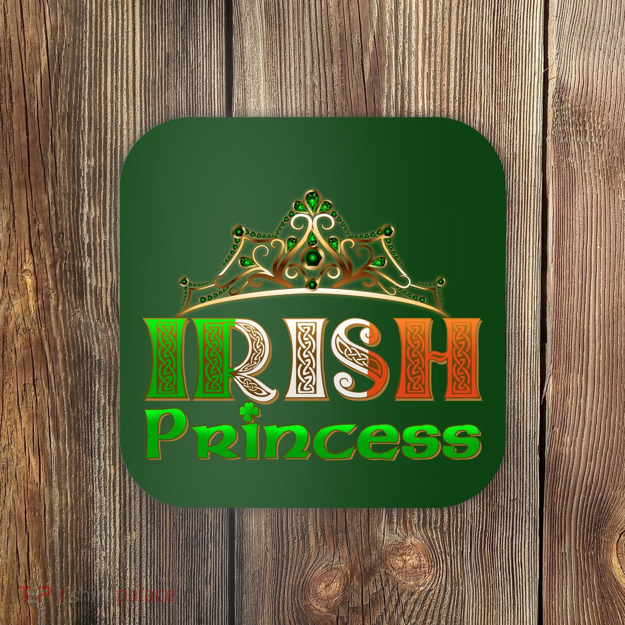 Irish Princess Crown St. Patrick's Day Coaster