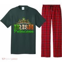 Irish Princess Crown St. Patrick's Day Pajama Set thumb 0
