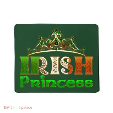 Irish Princess Crown St. Patrick's Day Mousepad
