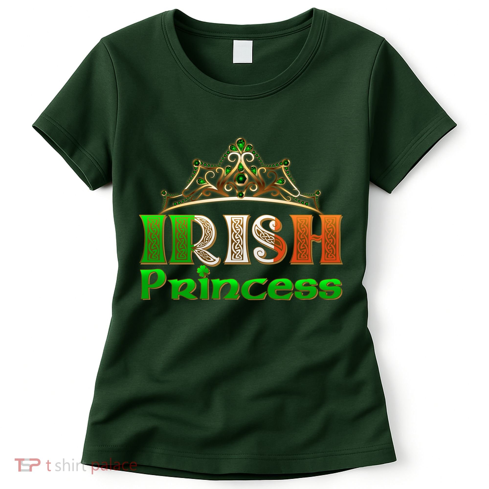Irish Princess Crown St. Patrick's Day Women's T-Shirt