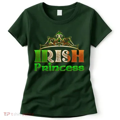 Irish Princess Crown St. Patrick's Day Women's T-Shirt