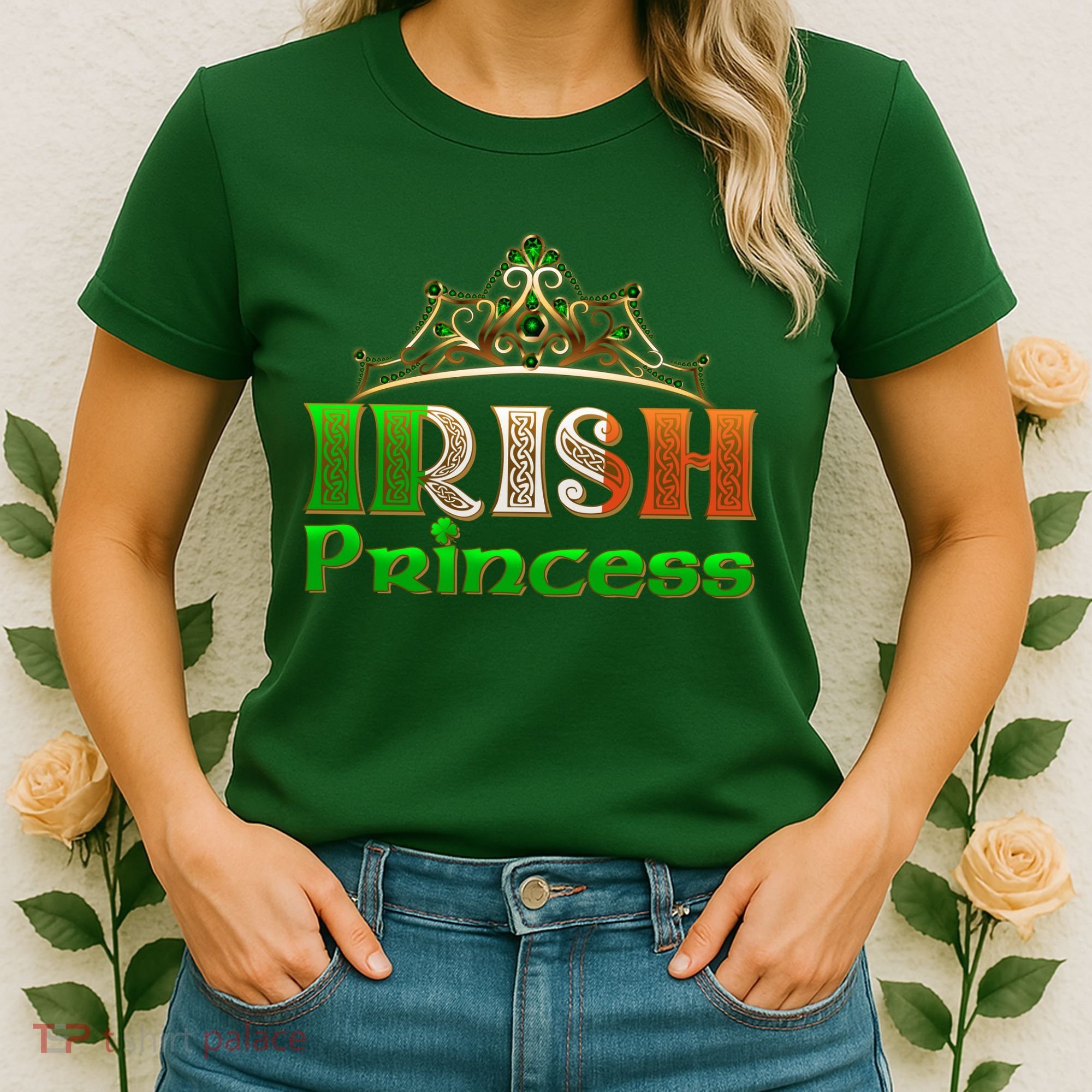 Irish Princess Crown St. Patrick's Day Women's T-Shirt