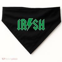 Irish Rocks Logo Music Parody St Patricks Day USA-Made Doggie Bandana thumb 0