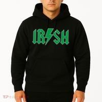 Irish Rocks Logo Music Parody St Patricks Day Hoodie thumb 2