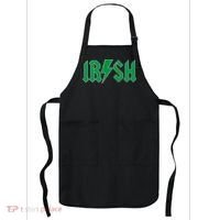 Irish Rocks Logo Music Parody St Patricks Day Apron thumb 0