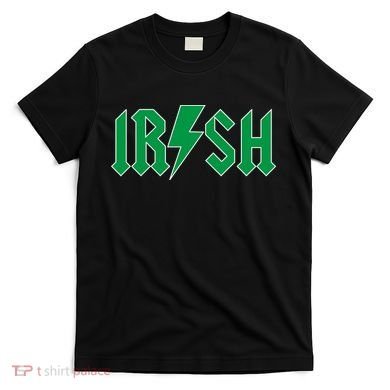 Irish Rocks Logo Music Parody St Patricks Day T-Shirt