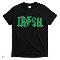 Irish Rocks Logo Music Parody St Patricks Day T-Shirt thumb 0