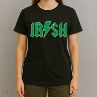 Irish Rocks Logo Music Parody St Patricks Day T-Shirt thumb 4