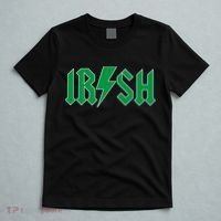 Irish Rocks Logo Music Parody St Patricks Day T-Shirt thumb 5