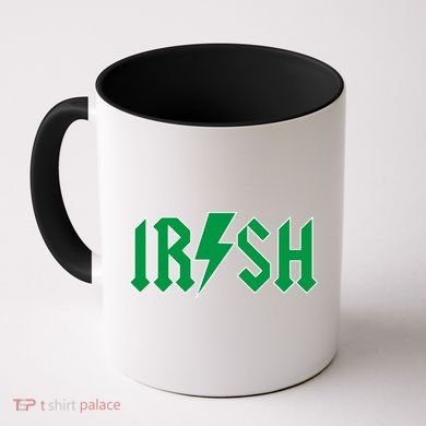 Irish Rocks Logo Music Parody St Patricks Day Coffee Mug