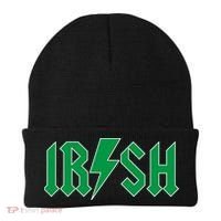 Irish Rocks Logo Music Parody St Patricks Day Beanie thumb 0