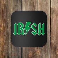 Irish Rocks Logo Music Parody St Patricks Day Coaster thumb 0