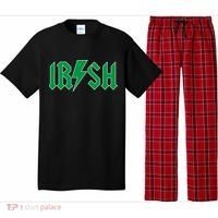 Irish Rocks Logo Music Parody St Patricks Day Pajama Set thumb 0