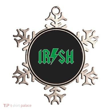 Irish Rocks Logo Music Parody St Patricks Day Ornament