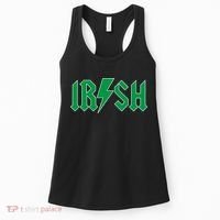 Irish Rocks Logo Music Parody St Patricks Day Women's Tank Top thumb 0