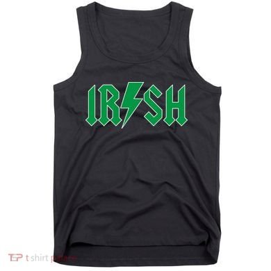 Irish Rocks Logo Music Parody St Patricks Day Tank Top