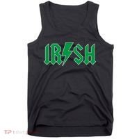 Irish Rocks Logo Music Parody St Patricks Day Tank Top thumb 0