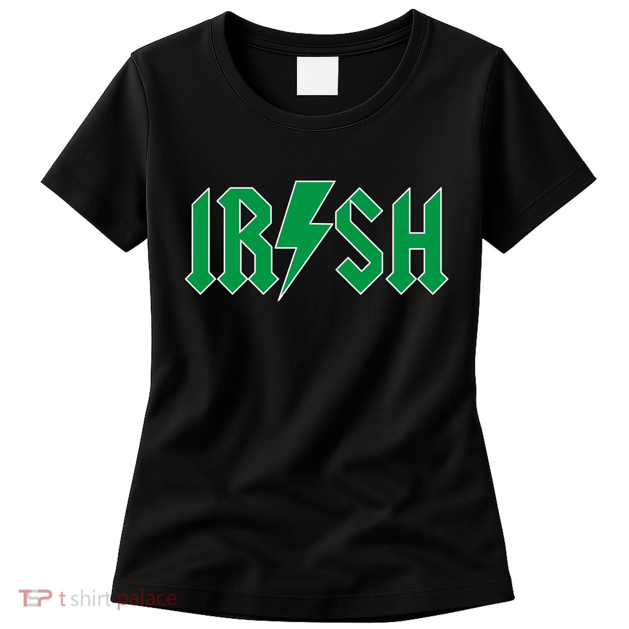 Irish Rocks Logo Music Parody St Patricks Day Women's T-Shirt