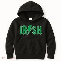 Irish Rocks Logo Music Parody St Patricks Day Kids Hoodie thumb 0