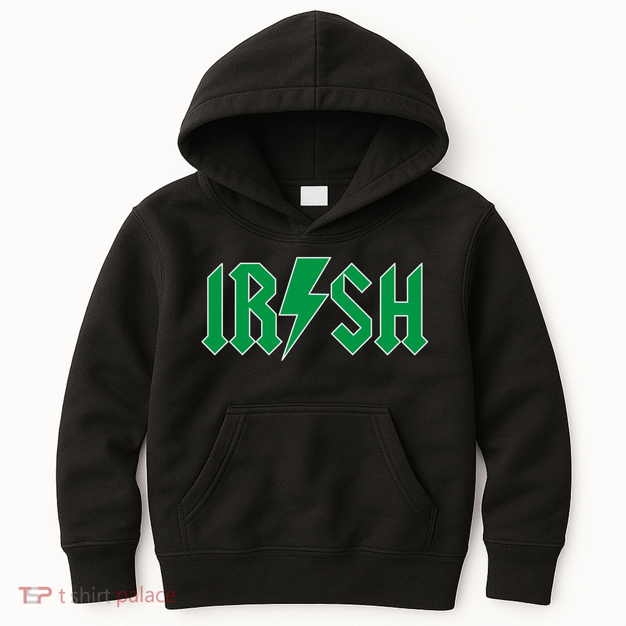 Irish Rocks Logo Music Parody St Patricks Day Kids Hoodie