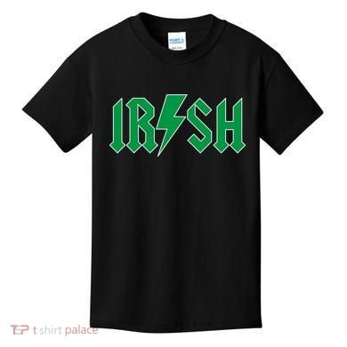 Irish Rocks Logo Music Parody St Patricks Day Kids T-Shirt