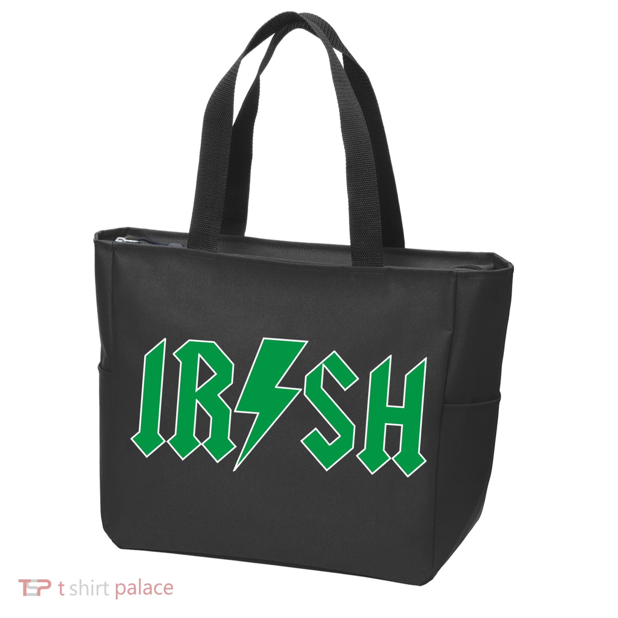 Irish Rocks Logo Music Parody St Patricks Day Tote Bag