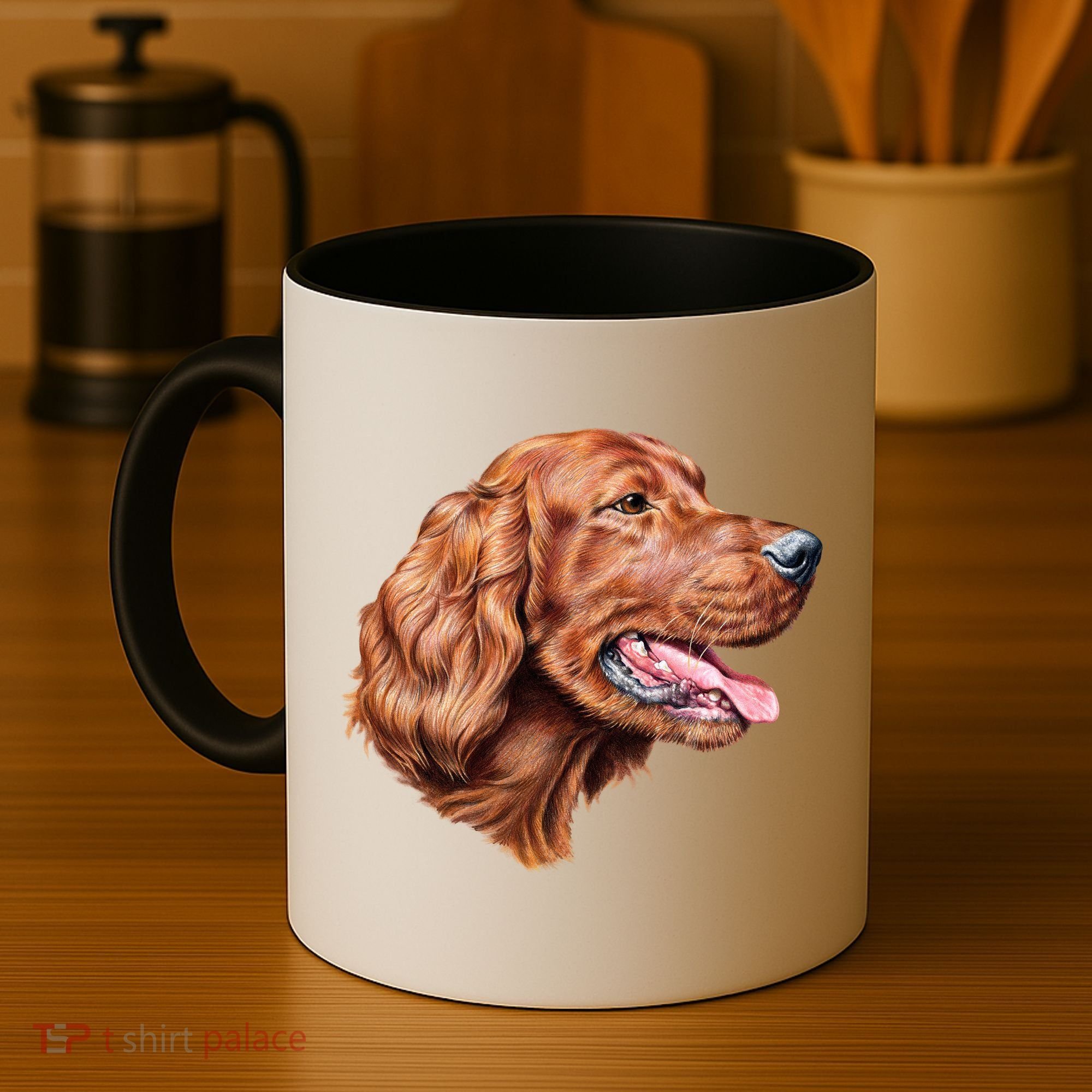 Irish Setter Portrait Coffee Mug