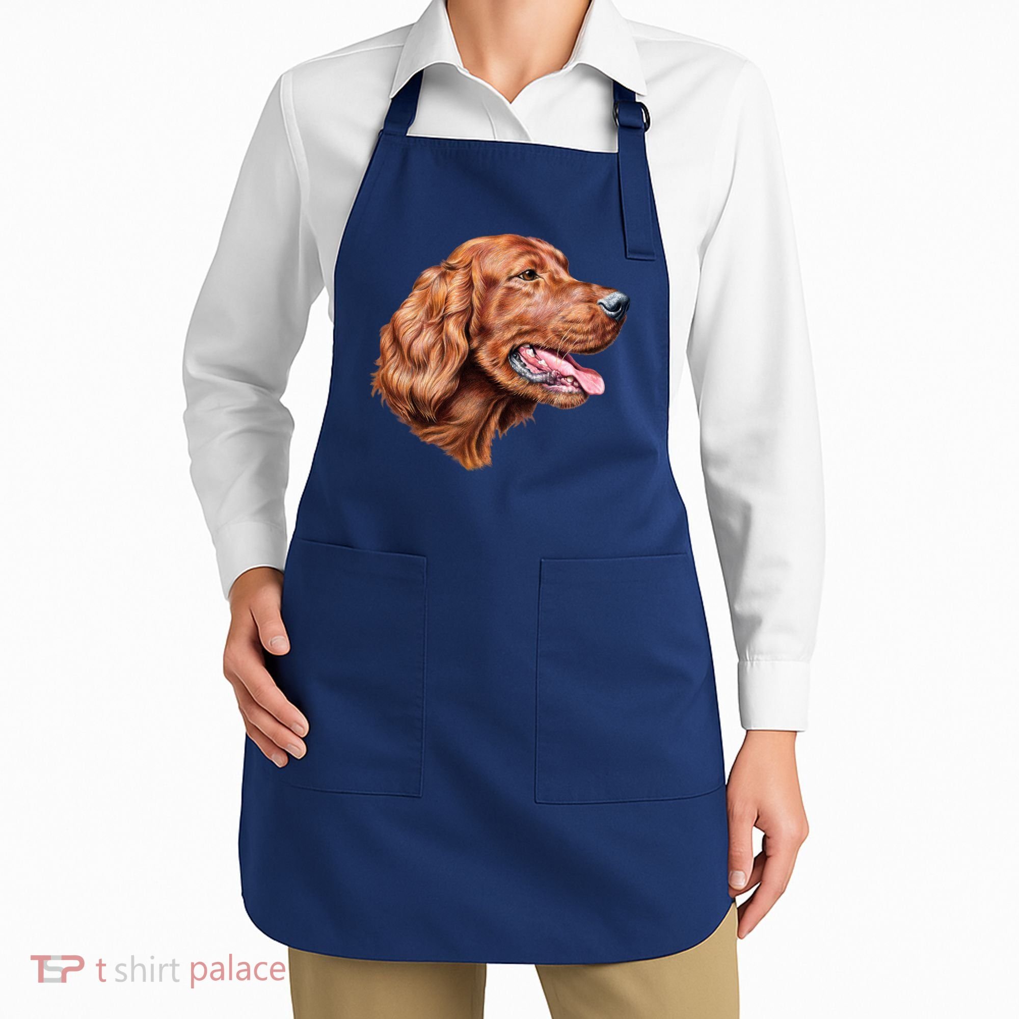 Irish Setter Portrait Apron