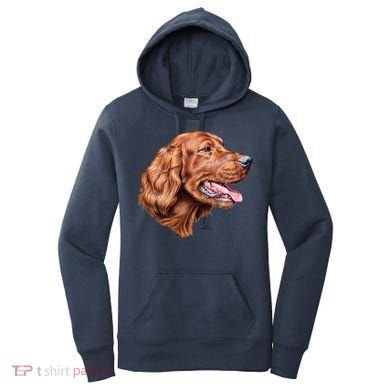 Irish Setter Portrait Women's Hoodie