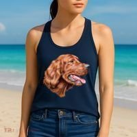 Irish Setter Portrait Women's Tank Top thumb 2
