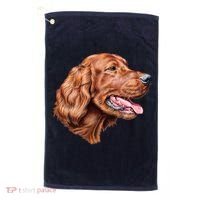 Irish Setter Portrait Golf Towel thumb 0