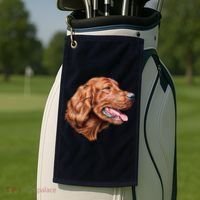 Irish Setter Portrait Golf Towel thumb 2