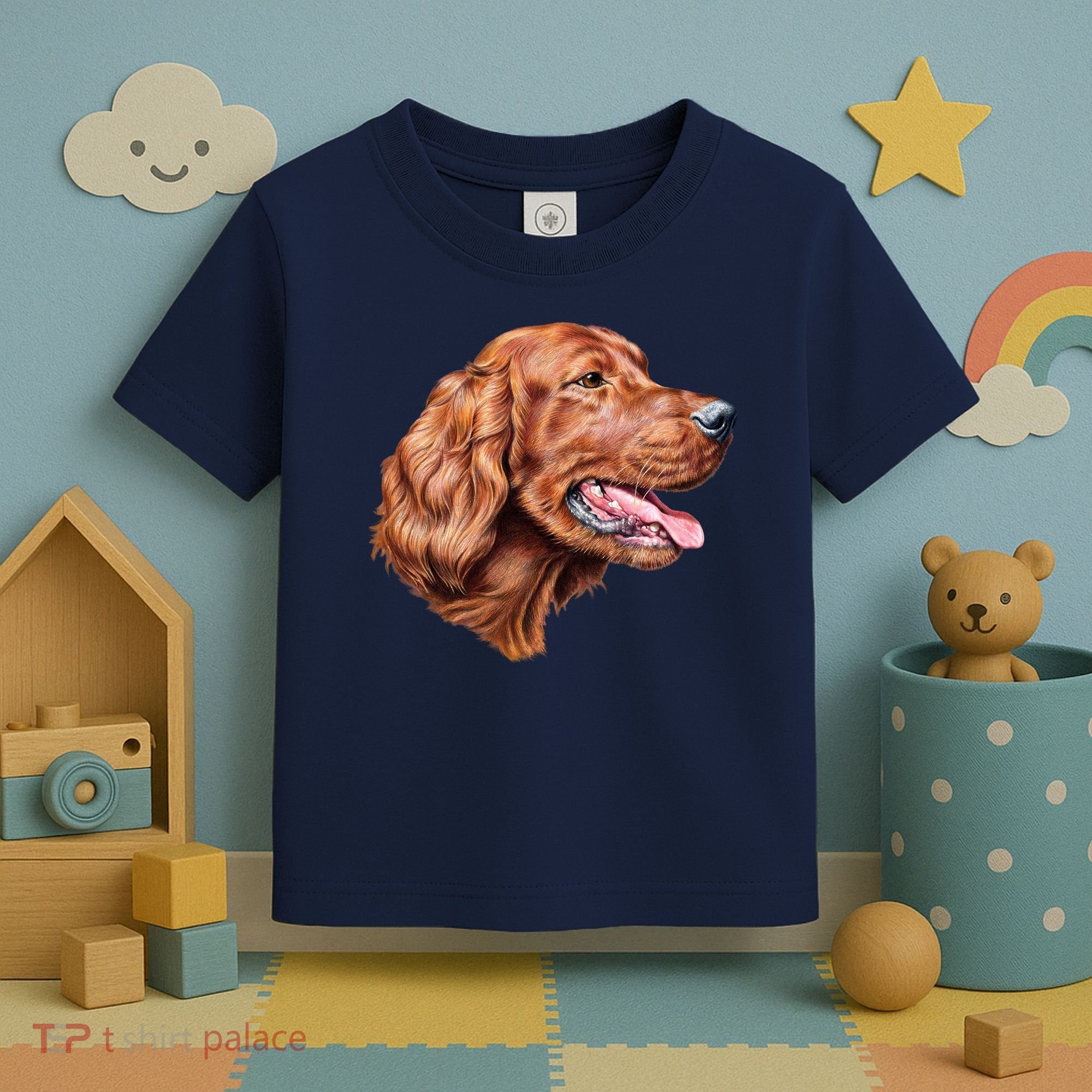 Irish Setter Portrait Toddler T-Shirt