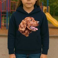Irish Setter Portrait Kids Hoodie thumb 3
