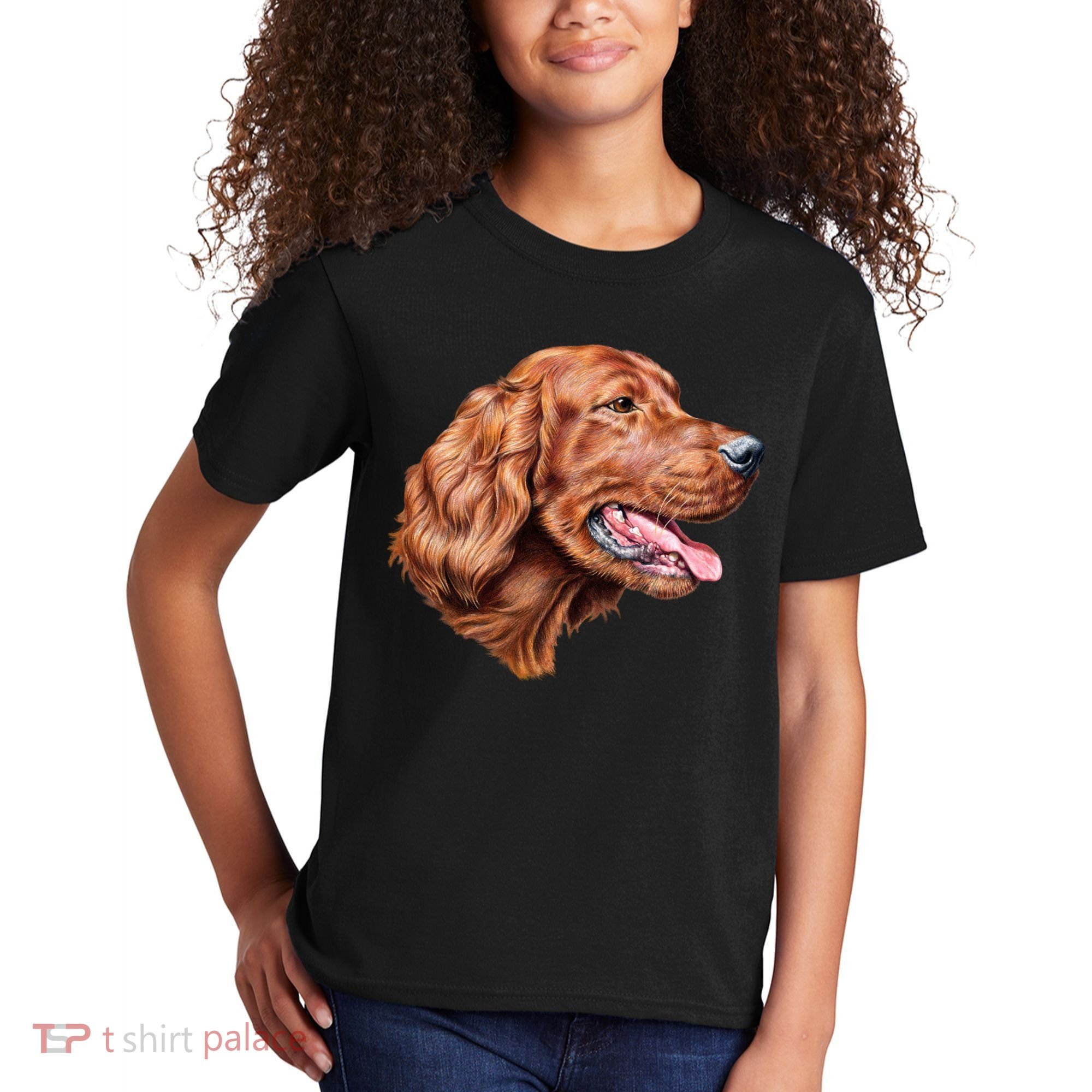 Irish Setter Portrait Kids T-Shirt