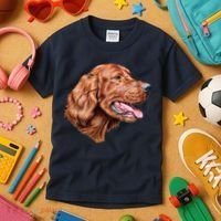 Irish Setter Portrait Kids T-Shirt thumb 3