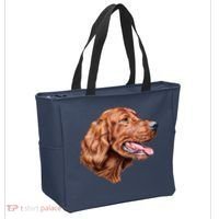 Irish Setter Portrait Tote Bag thumb 2