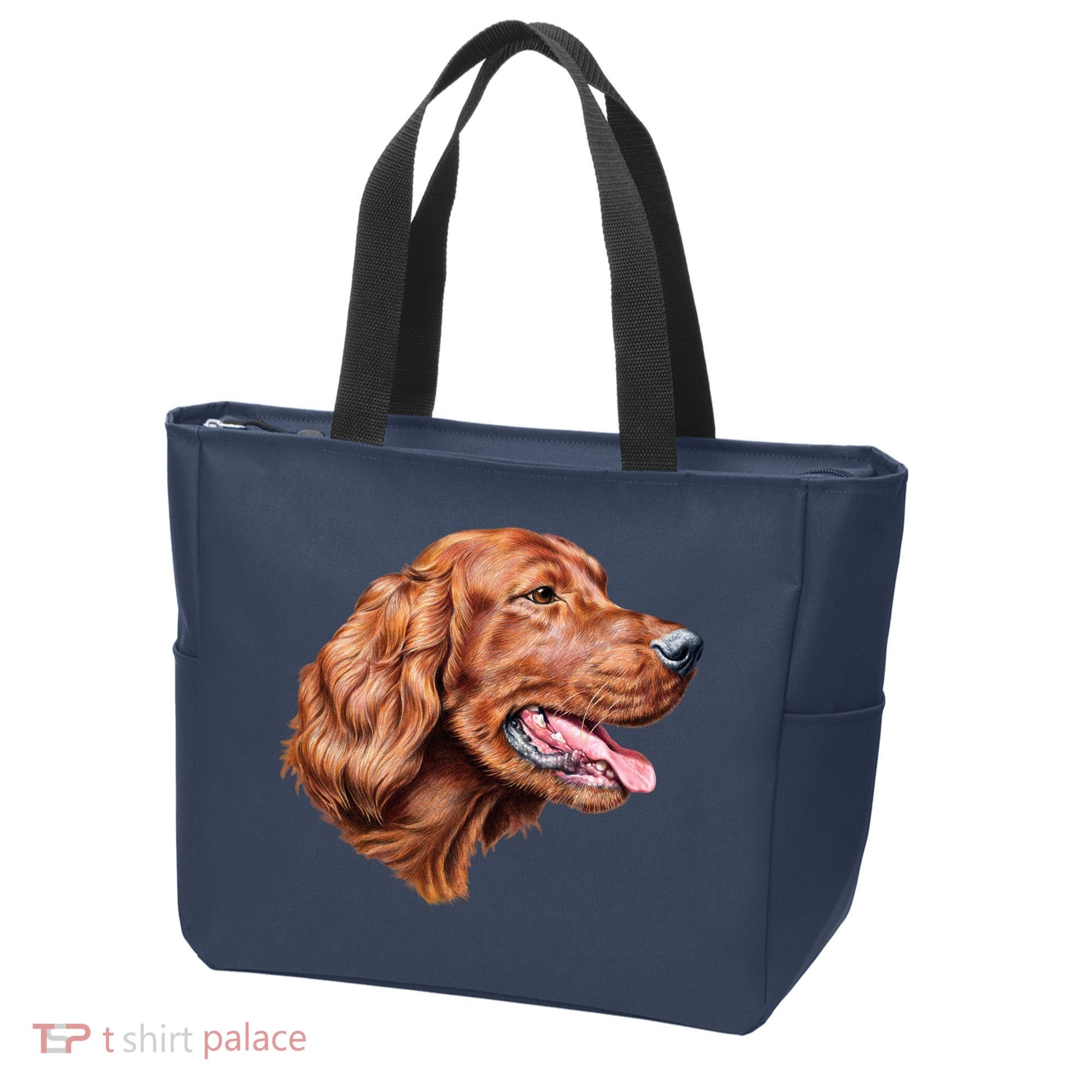 Irish Setter Portrait Tote Bag