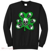 Irish Shamrock Clover Skulls Sweatshirt thumb 0