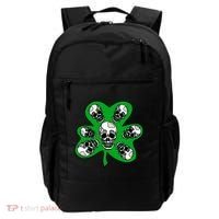 Irish Shamrock Clover Skulls Backpack thumb 0