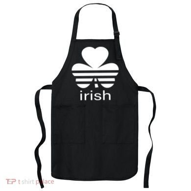 Irish Shamrock Logo Apron