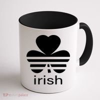 Irish Shamrock Logo Coffee Mug thumb 1